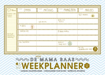 De nieuwe Mama Baas weekplanner
