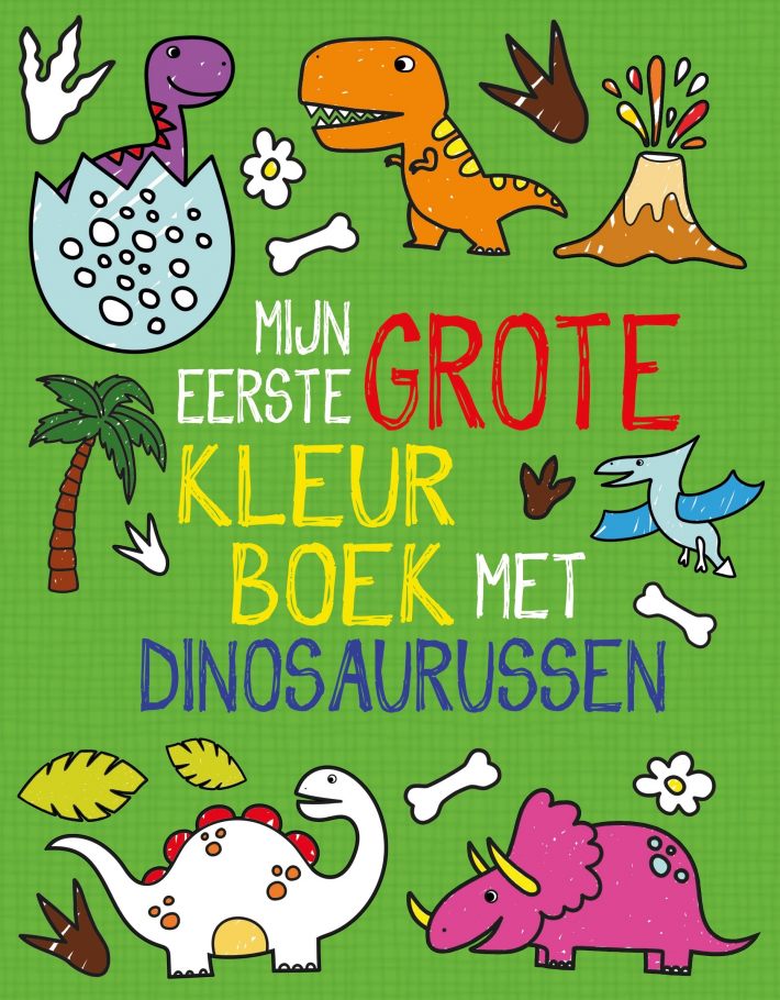 Mijn eerste grote kleurboek met dinosaurussen