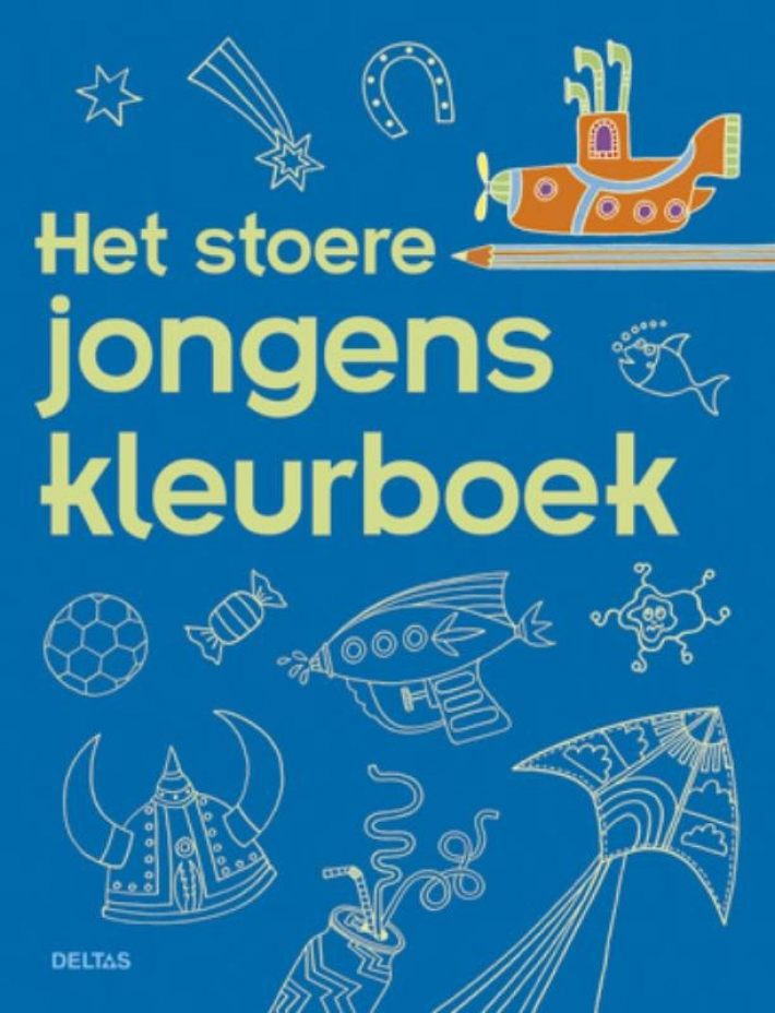 Het stoere jongens kleurboek