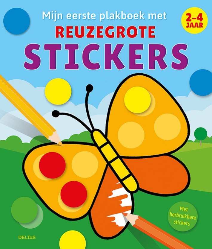 Mijn eerste plakboek met reuzegrote stickers