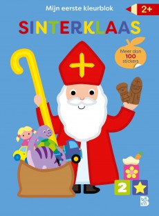 Mijn allereerste kleurblok met stickers: Sinterklaas