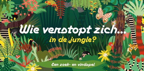 Wie verstopt zich in de jungle?