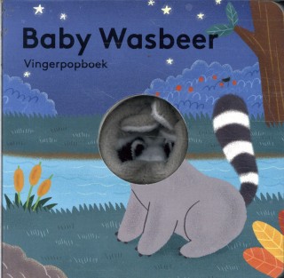 Vingerpopboekje Baby wasbeer