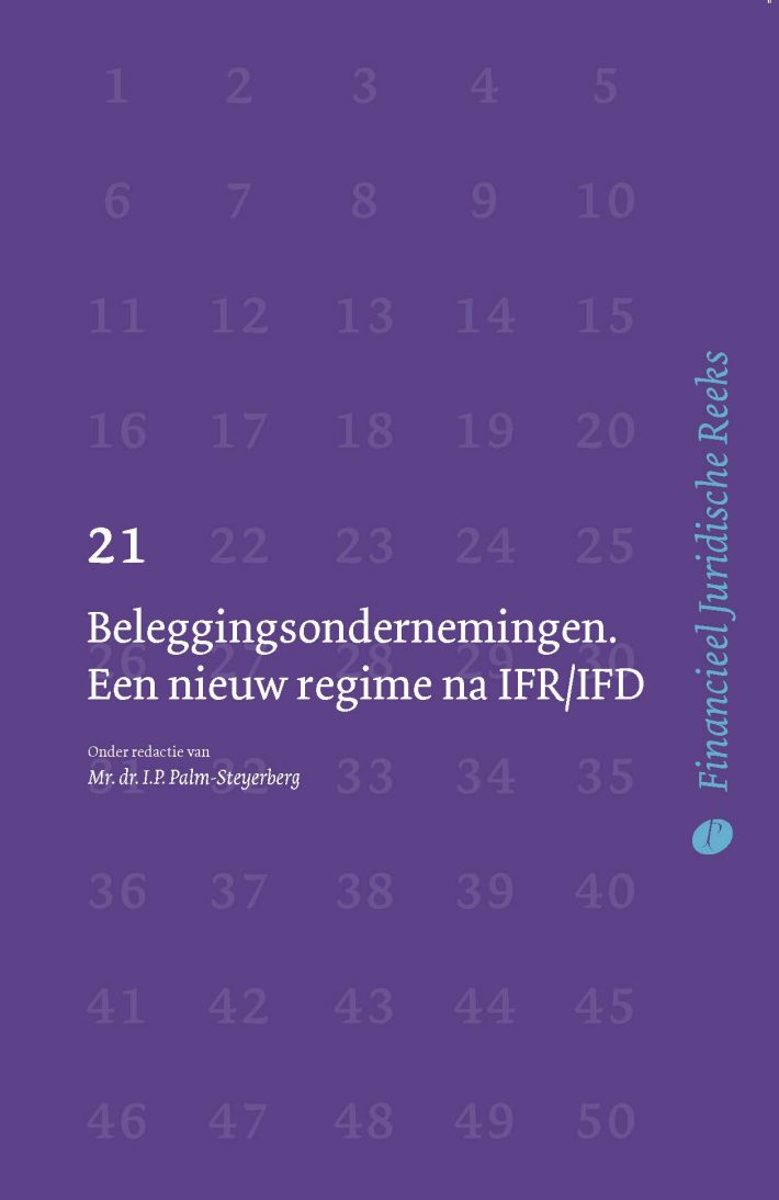 Beleggingsondernemingen. Een nieuw regime na IFR/IFD