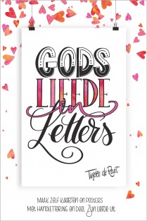 Gods liefde in letters