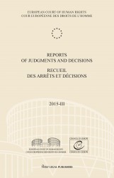 Reports of Judgments and Decisions/Recueil des arrêts et décisions Volume 2015-III
