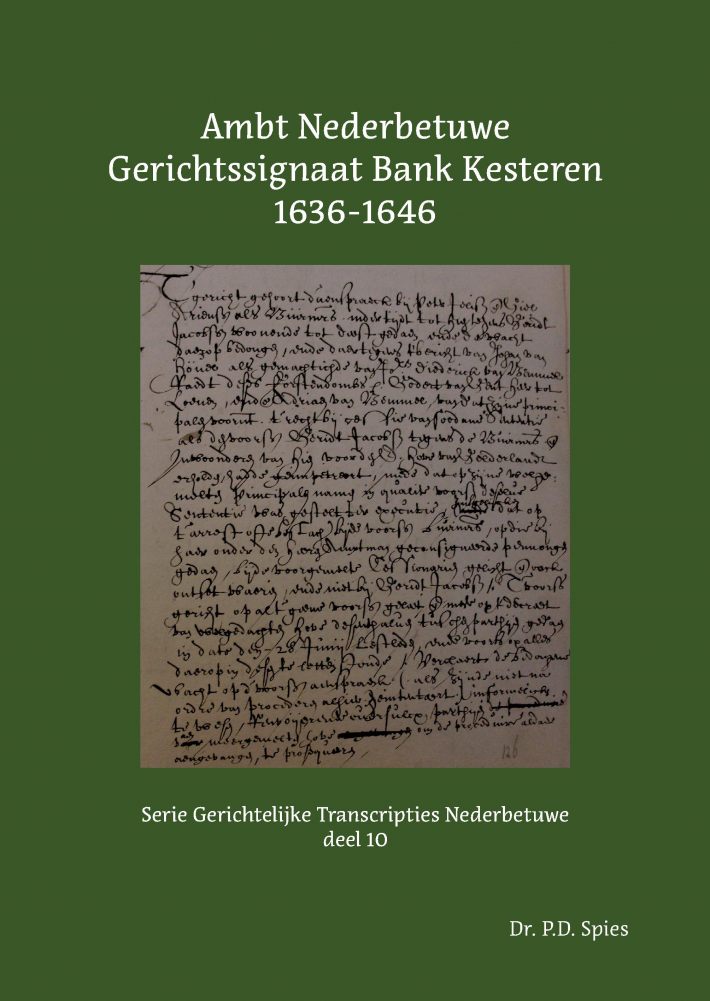 Ambt Nederbetuwe Gerichtssignaat Kesteren 1636-1646