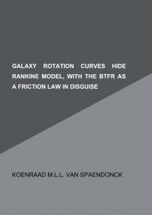 Galaxy rotation curves hide Rankine model, with the BTFR as a friction law in disguise