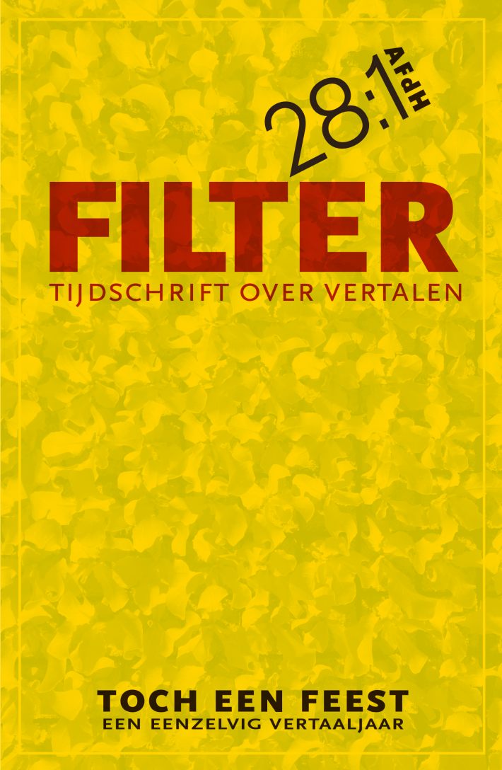 Filter – Tijdschrift over vertalen