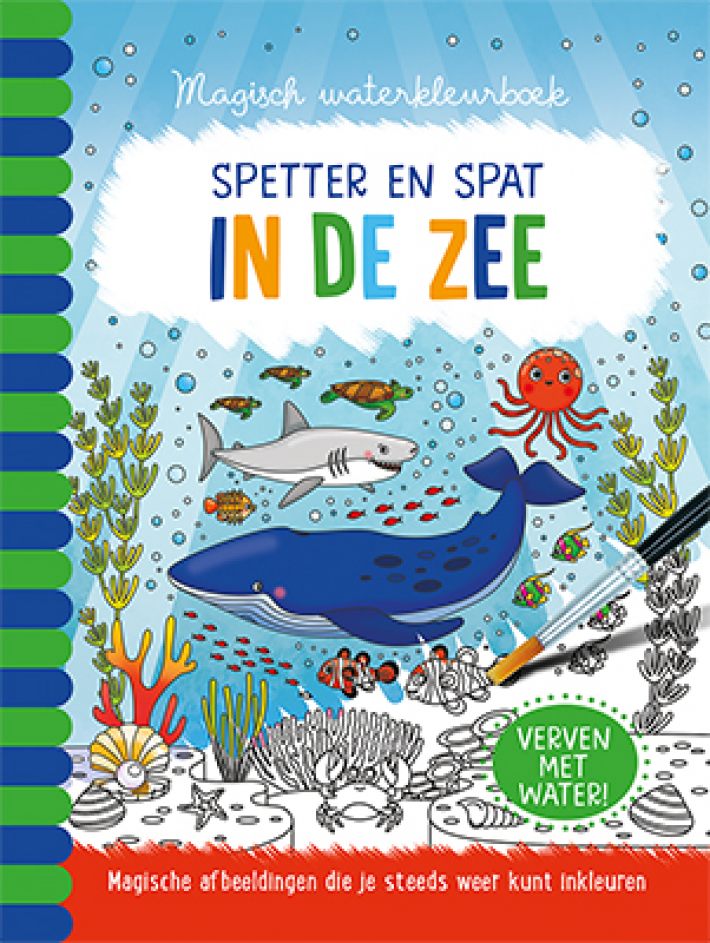 Magisch waterkleurboek In de zee