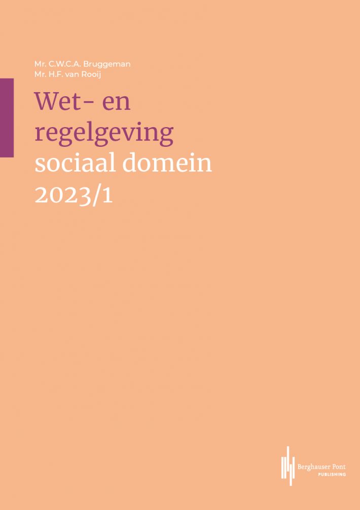 Wet- en regelgeving sociaal domein 2023/1