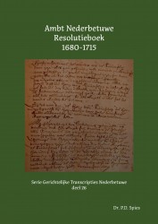 Ambt Nederbetuwe Resolutieboek 1680-1715