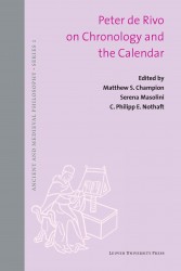 Peter de Rivo on Chronology and the Calendar