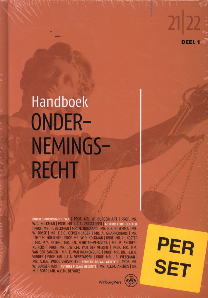 Handboek Ondernemingsrecht 2021-2022 (set)