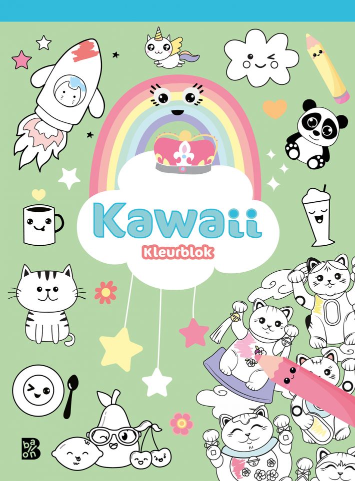 Kawaii kleurblok
