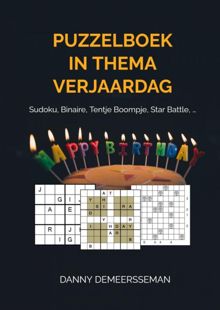 Puzzelboek in thema Verjaardag