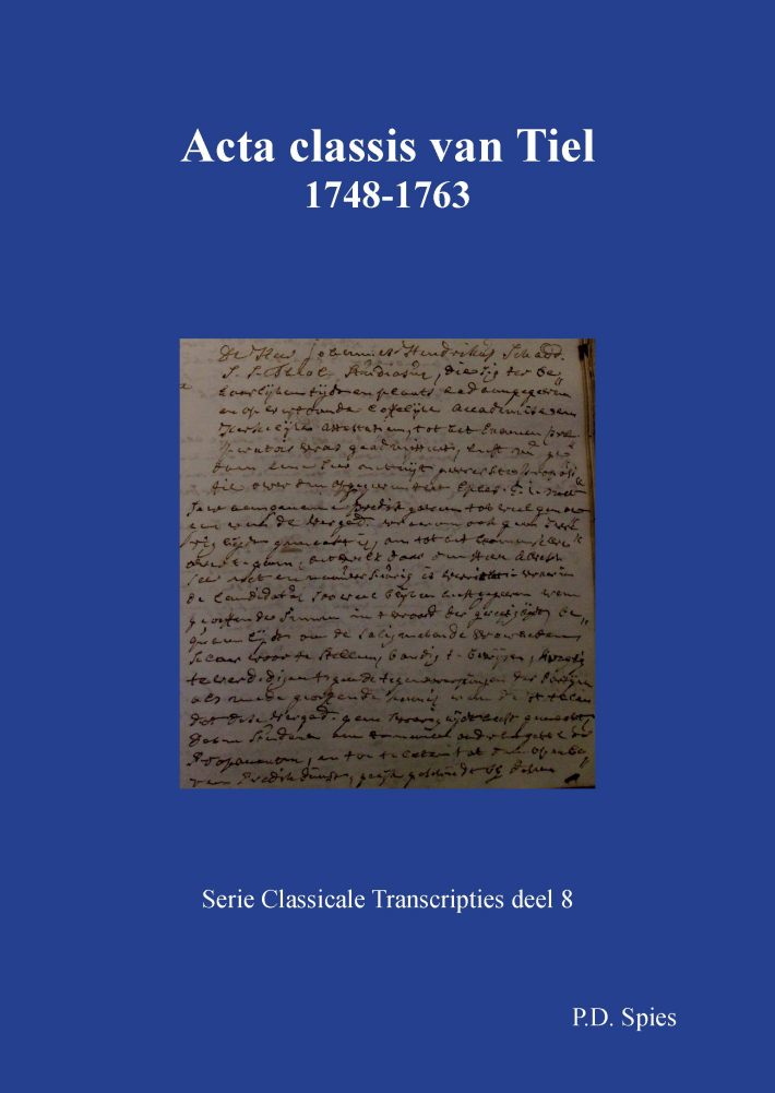 Acta classis van Tiel 1748-1763
