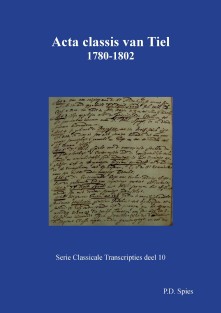 Acta classis van Tiel 1780-1802