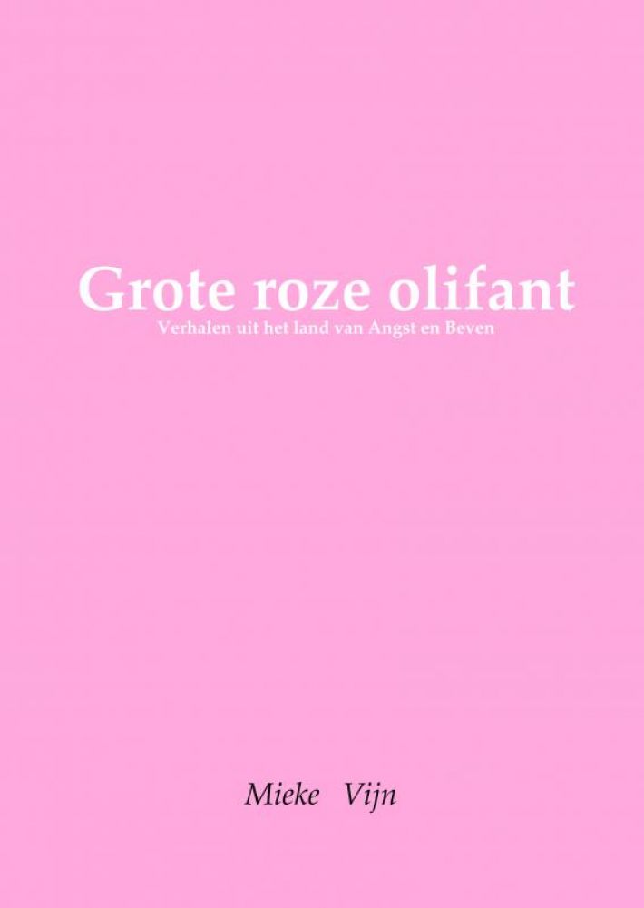 Grote roze olifant