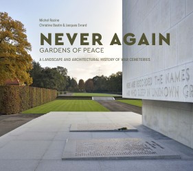 Never again. Gardens of Peace