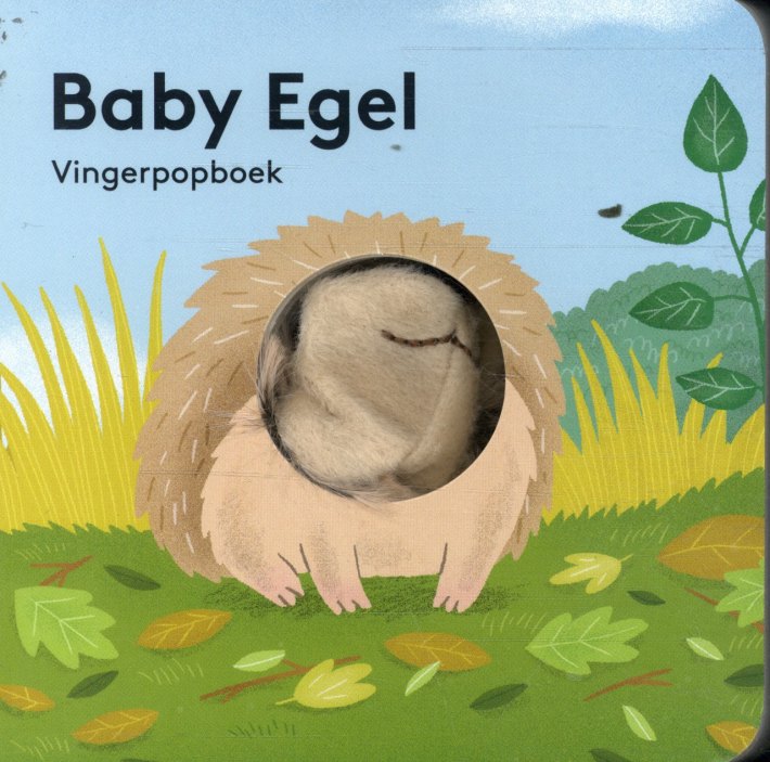 Vingerpopboekje Baby egel