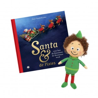Santa & De Pixies, pakket Pixiepop + Over hoe de Kerstman de Kerstman werd