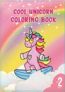 Cool Unicorn coloring book