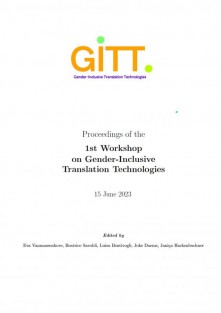 Proceedings of the 1st Workshop on Gender-Inclusive Translation Technologies