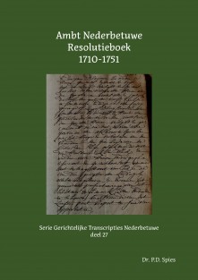 Ambt Nederbetuwe Resolutieboek 1710-1751