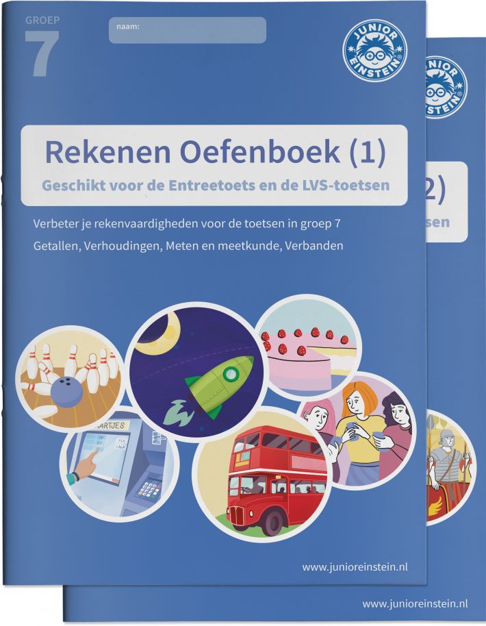 Rekenen Oefenboek delen 1 en 2 geschikt voor de Citotoets