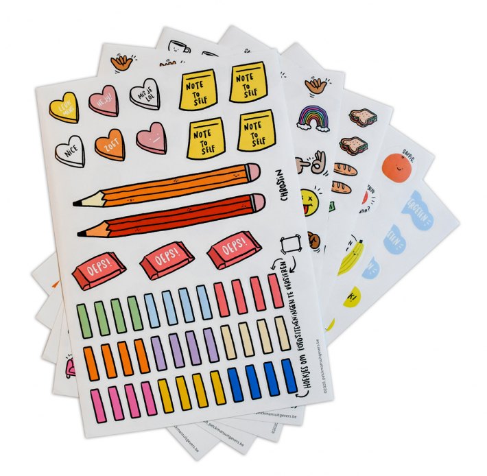 Schrijf maar wat stickers