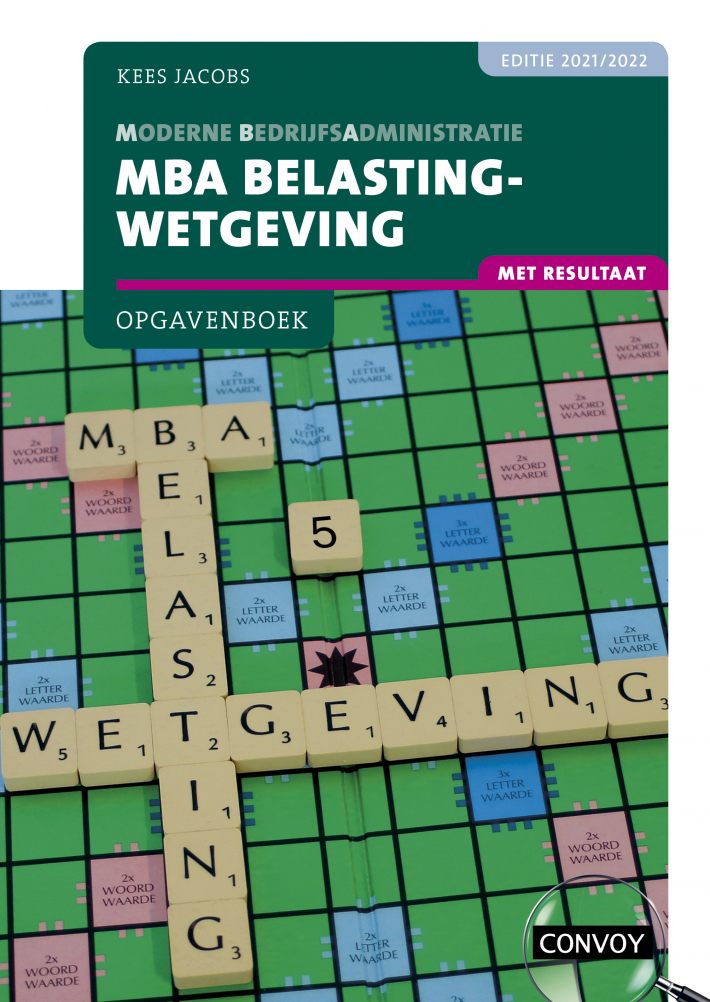 MBA Belastingwetgeving