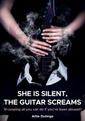 She is silent, the guitar screams
