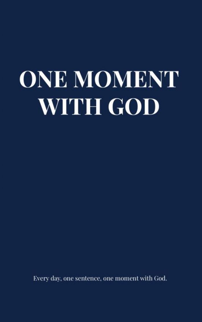 One moment with God - Christian prayer writing book for men, woman, young adults