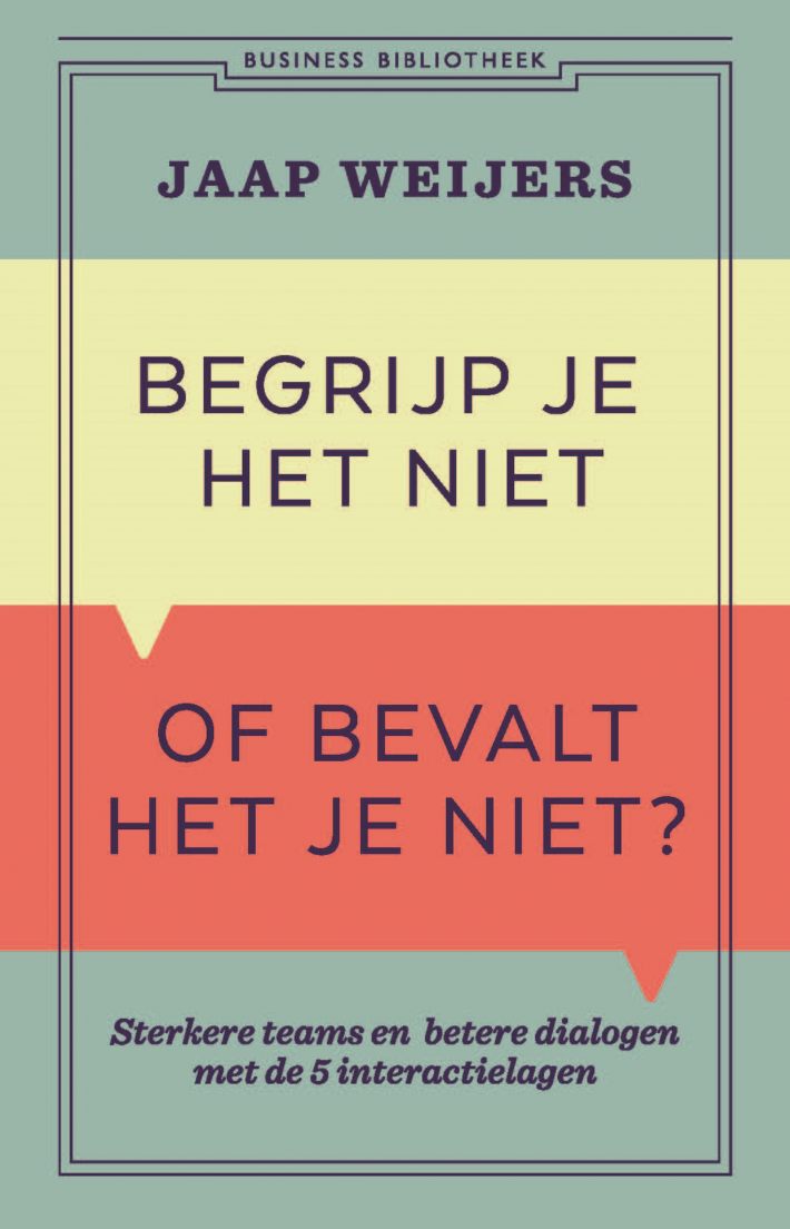 Begrijp je het niet of bevalt het je niet?