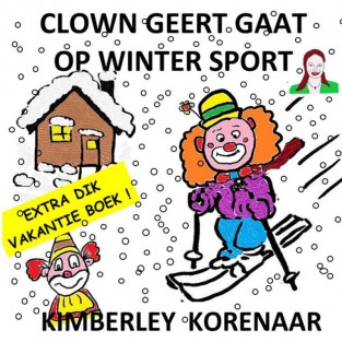 Clown Geert gaat op Wintersport