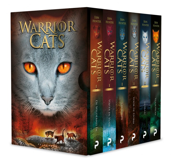 Cadeaubox warrior cats - 6 delen van serie 1