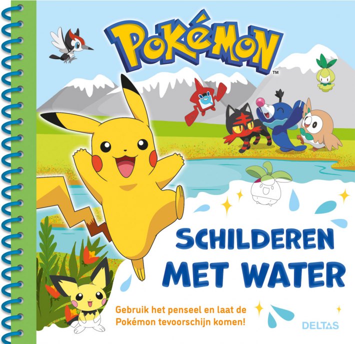 Pokémon Schilderen met water (groen)