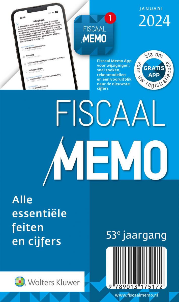 Fiscaal Memo januari 2024 • Fiscaal Memo januari 2024