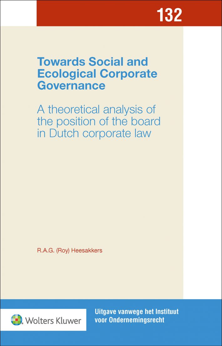 Towards Social and Ecological Corporate Governance &bullet; Towards Social and Ecological Corporate Governance