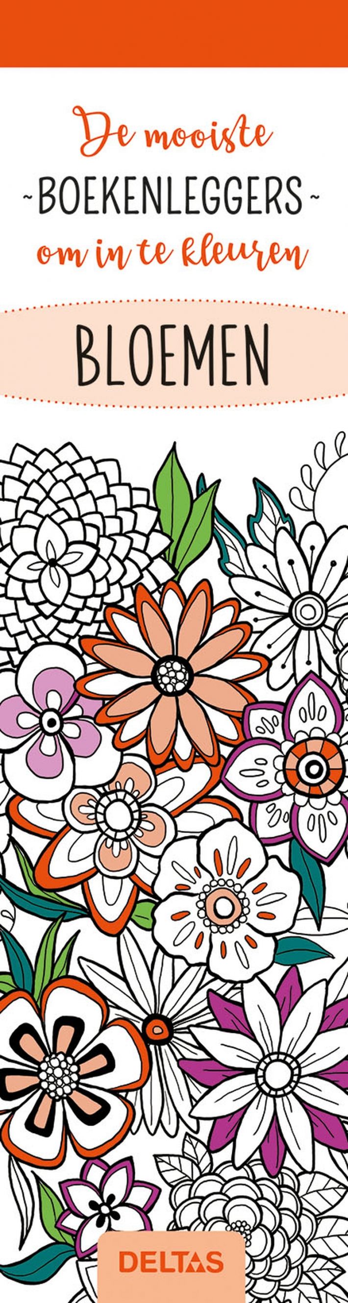 De mooiste kleurboekenleggers om in te kleuren - Bloemen De mooiste kleurboekenleggers om in te kleuren - Bloemen