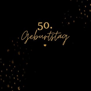 50. Geburtstag- Gästebuch Blanko