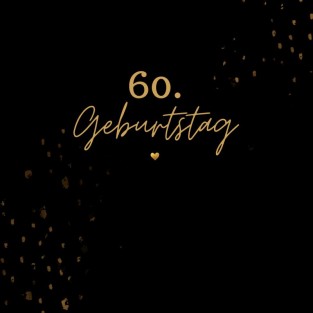 60. Geburtstag- Gästebuch Blanko