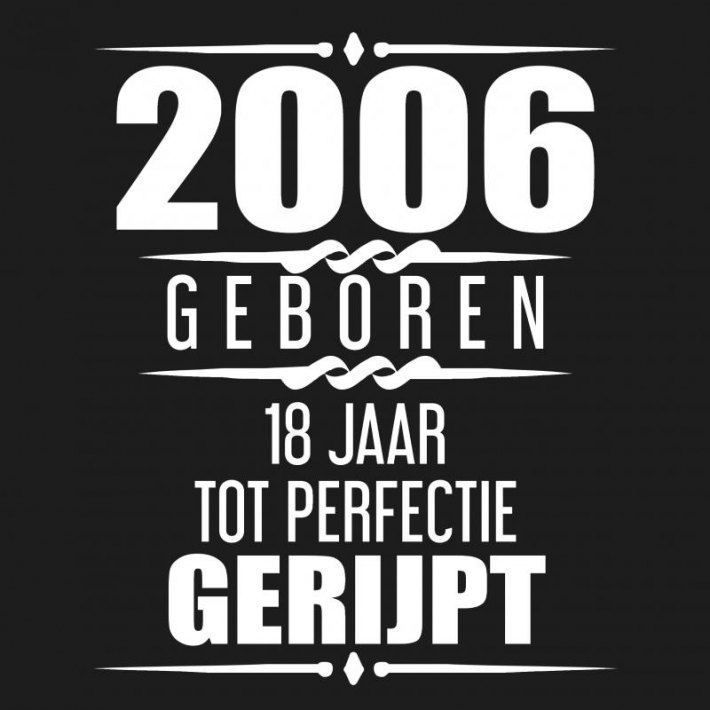 2006 Geboren 18 Jaar Tot Perfectie Gerijpt