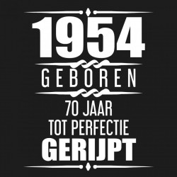 1954 Geboren 70 Jaar Tot Perfectie Gerijpt