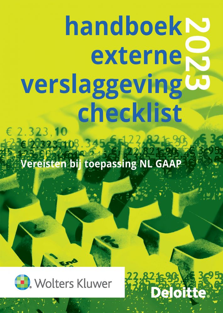 Handboek externe verslaggeving checklist 2023 &bullet; Handboek Externe Verslaggeving Checklist 2023