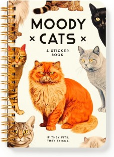 Moody Cats Sticker Book
