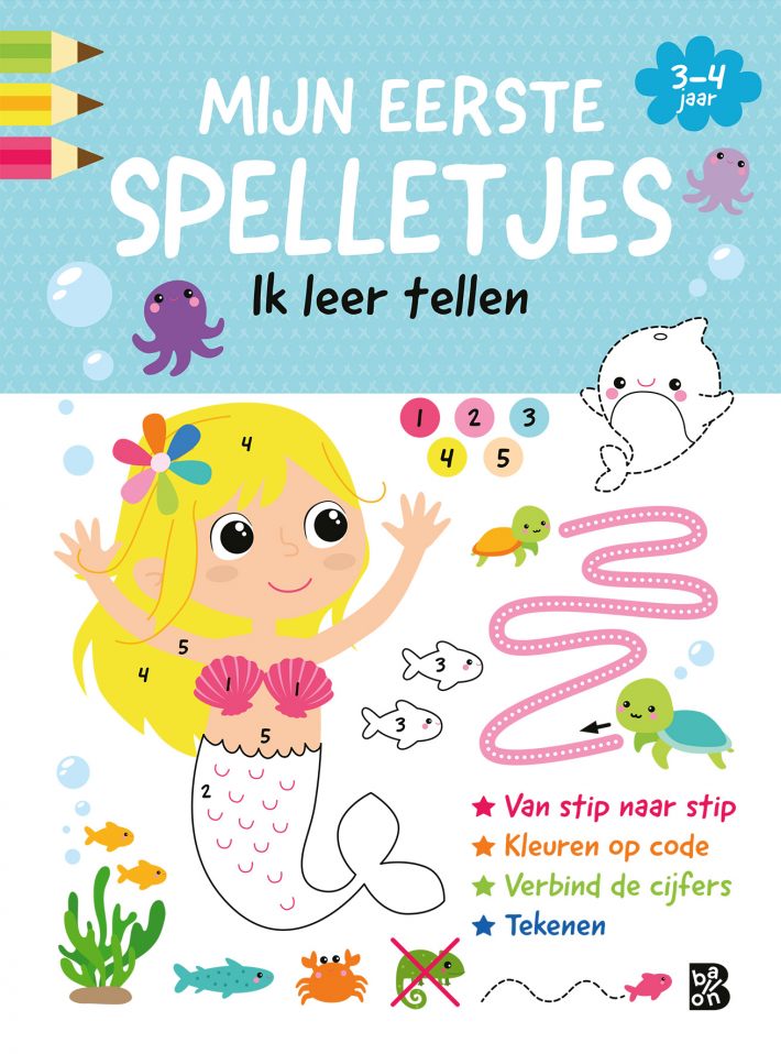 Mijn eerste spelletjesblok 3-4 jaar Ik leer tellen