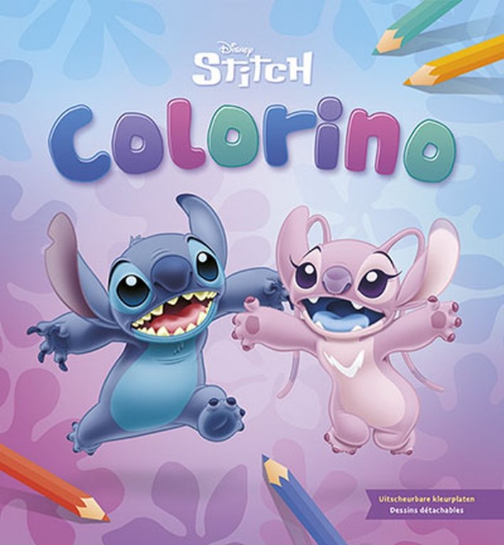 Disney Stitch Colorino kleurblok / Disney Stitch Colorino bloc de coloriage