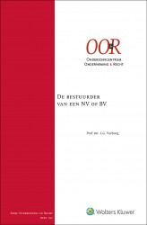 De bestuurder van de NV of BV &bullet; De bestuurder van de NV of BV